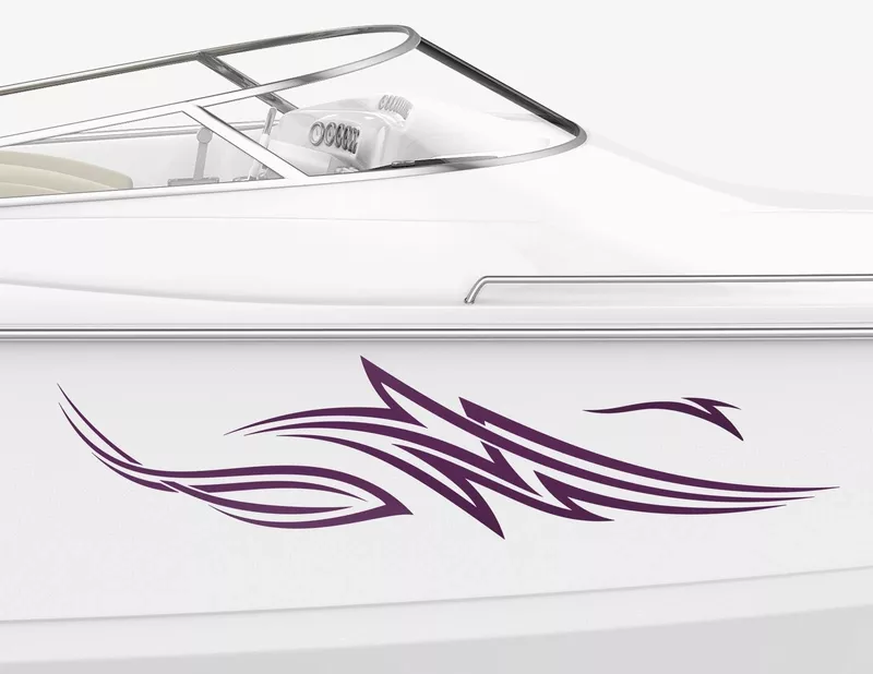 Bootsaufkleber Fancy Flow