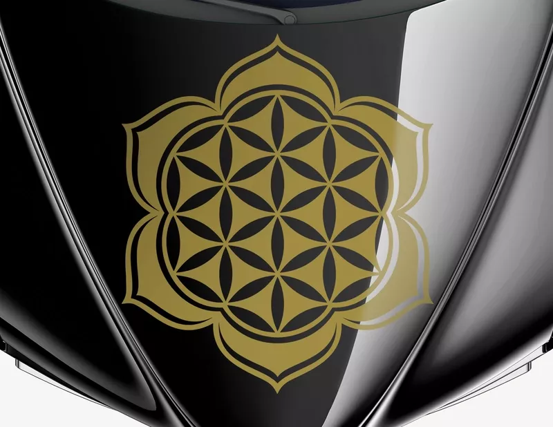 Autoaufkleber Lotus Flower of Life