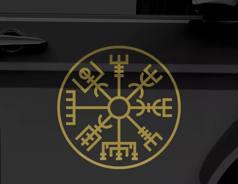 Autoaufkleber Vegvisir Viking Compass