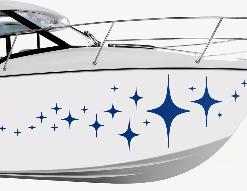 Bootsaufkleber Stardust