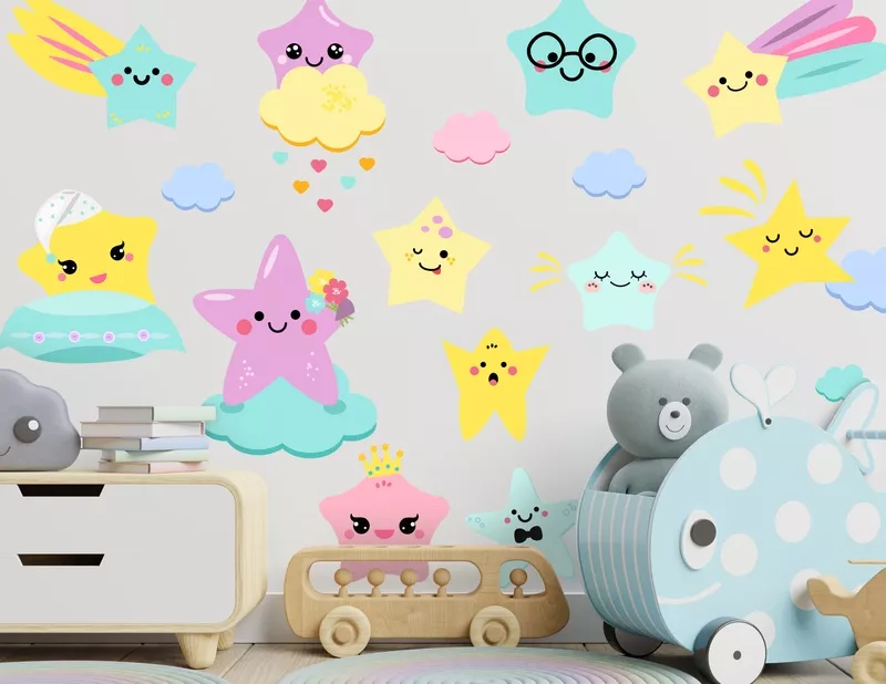 Wandtattoo Stars for Kids
