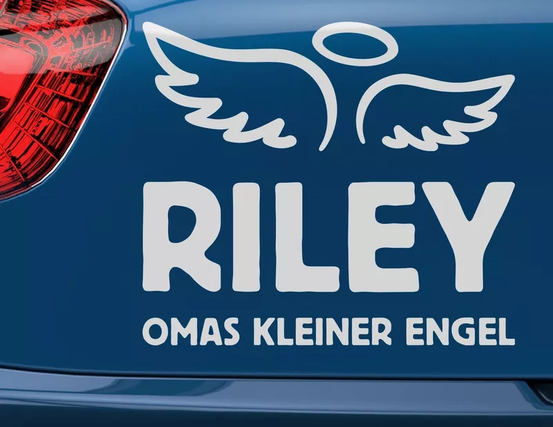 Autoaufkleber Omas kleiner Engel