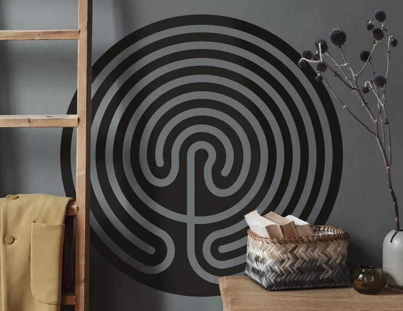 Wandtattoo Das kretische Labyrinth
