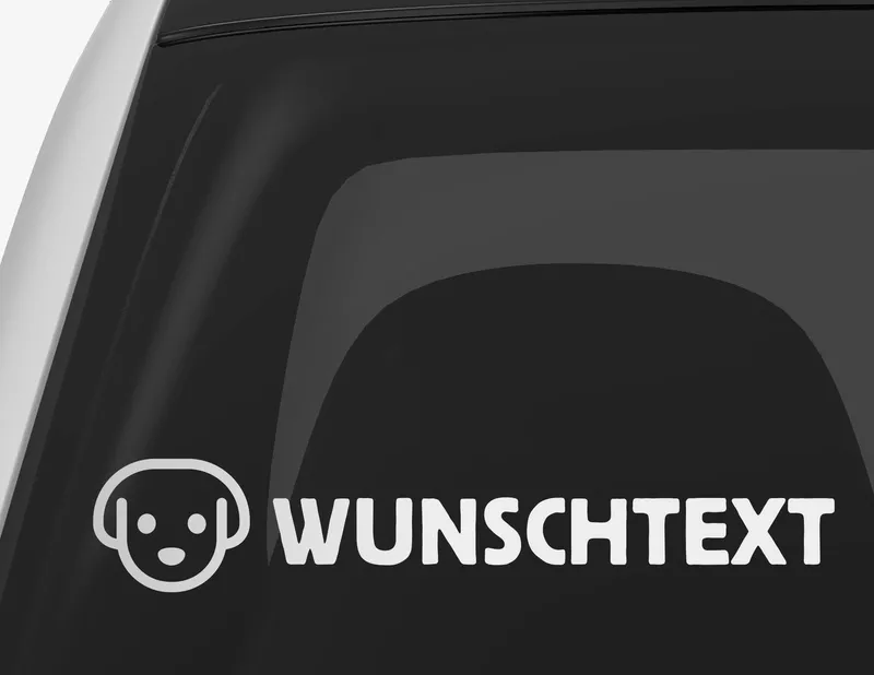 Autoaufkleber Puppy Carpool