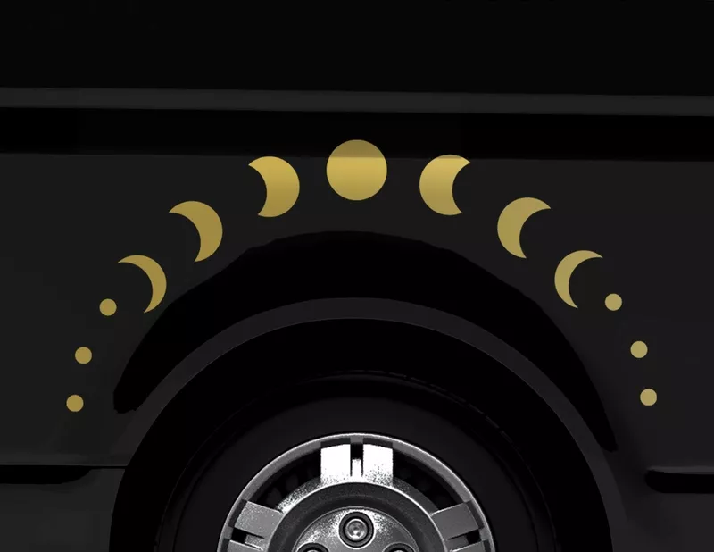 Autoaufkleber Moon Loop
