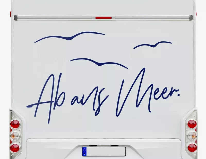 Autoaufkleber Ab ans Meer