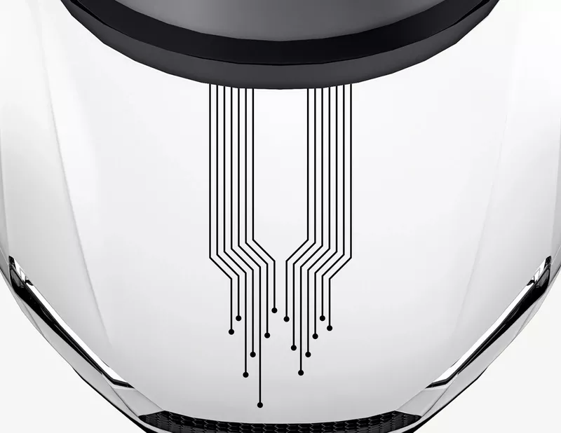 Autoaufkleber E-Speed Liner