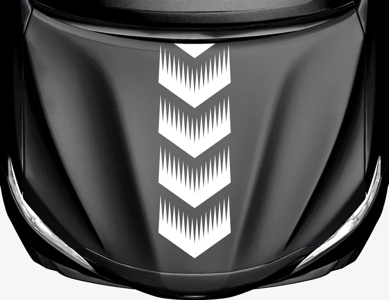 Autoaufkleber Arrow Motion Line