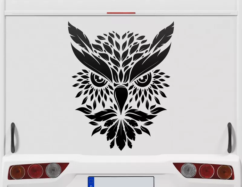 Autoaufkleber Eulenkunst