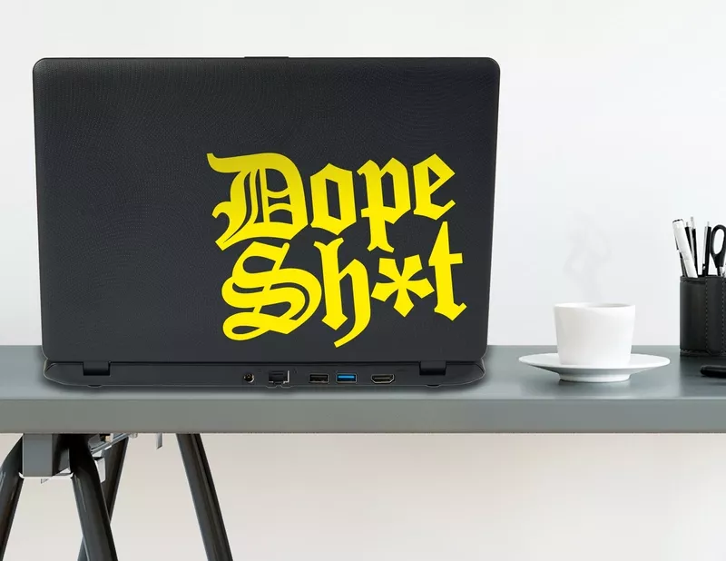 Wandtattoo Dope Shit