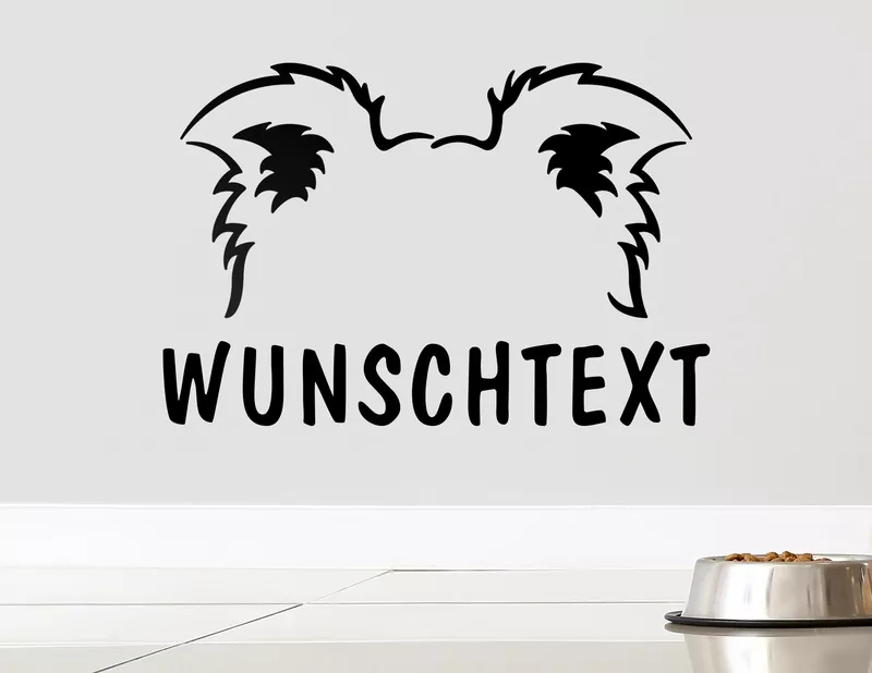 Wandtattoo Hundeohren Collie & Co.