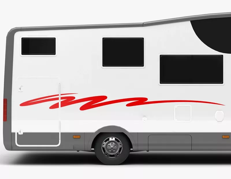 Autoaufkleber Wave Line Rider