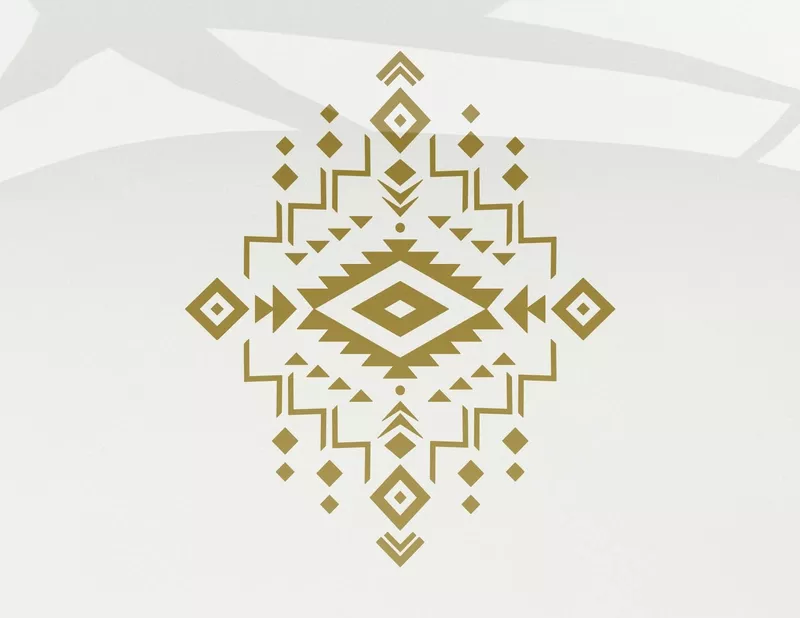 Autoaufkleber Azteken Ornament Anuk