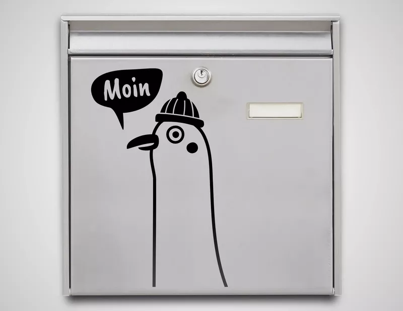 Wandtattoo Moin Möwe