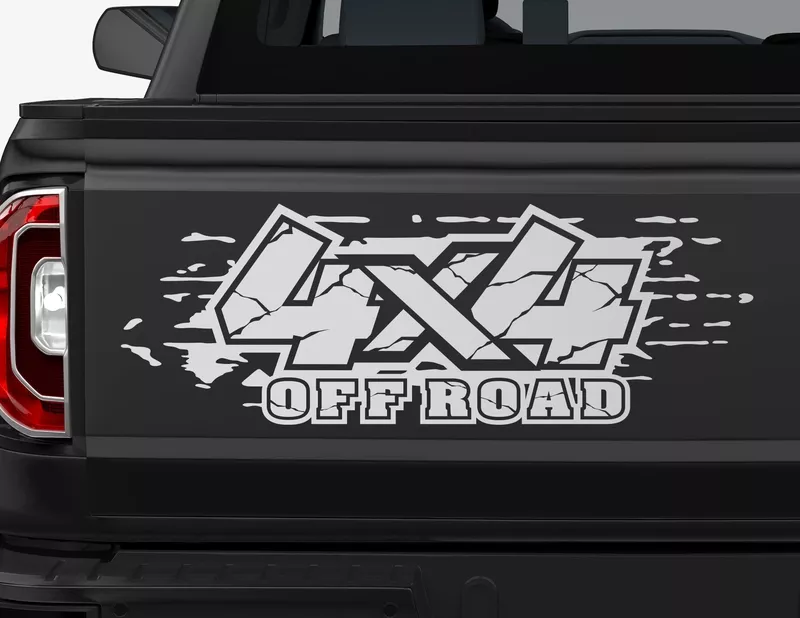 Autoaufkleber 4x4 Off-Road
