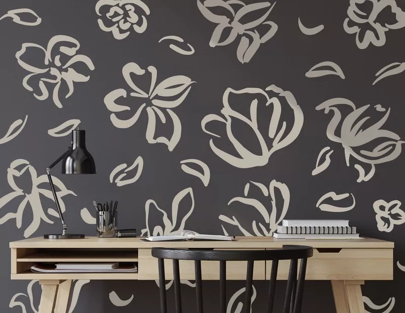 Wandtattoo Flower Field