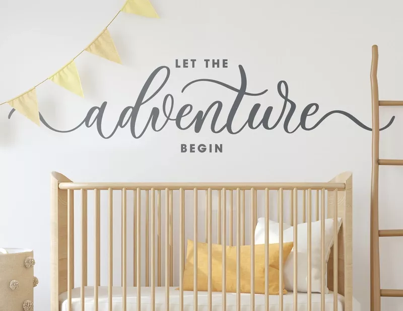 Wandtattoo Let the Adventure Begin
