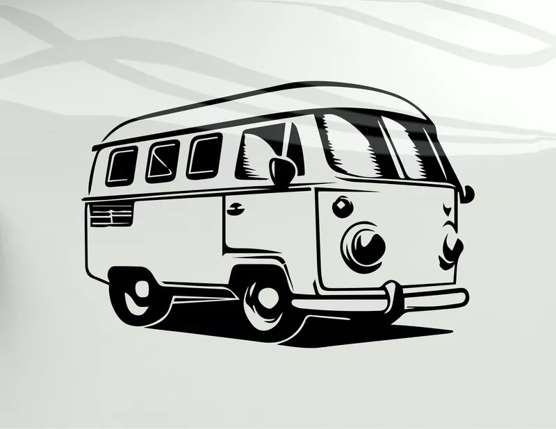 Autoaufkleber My little Bulli