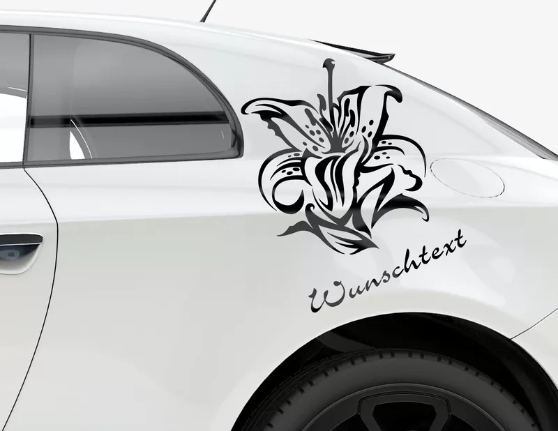 Autoaufkleber Deine Lilienblüte