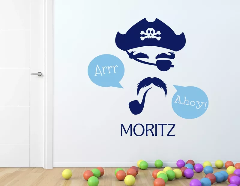 Wandtattoo „Seeräuber Fantasie“ für echte Piratenfans