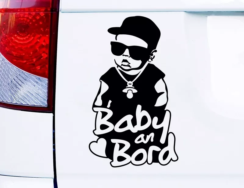 Autoaufkleber "Cool Baby an Bord" für Eltern mit Humor Autoaufkleber "Cool Baby an Bord" für Eltern mit Humor