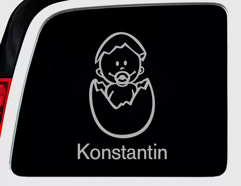 Autoaufkleber Frisch geschlüpft Junge