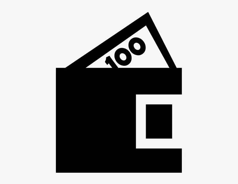 Geldbörse - Aufkleber für Gewerbe Geldbörse - Aufkleber für Gewerbe