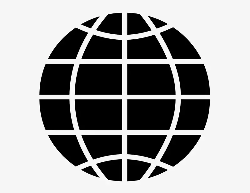 Globus #1 - Aufkleber für Gewerbe