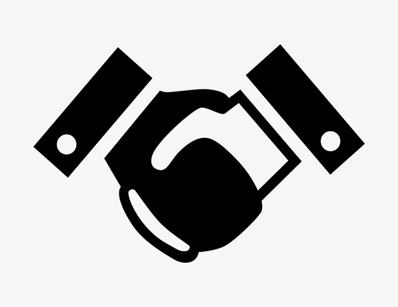 Shake Hands - Aufkleber für Gewerbe Shake Hands - Aufkleber für Gewerbe