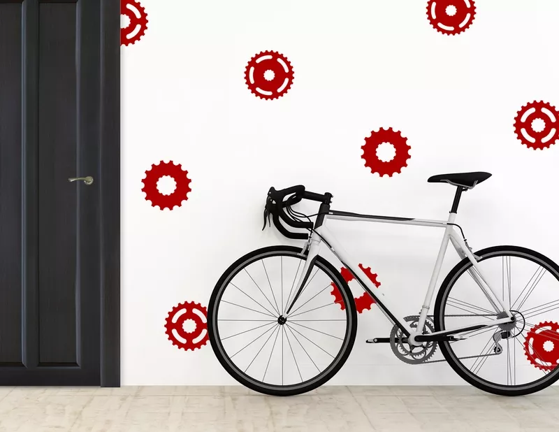 Wandtattoo "Kettenblatt" für jeden Fahrrad-Fan