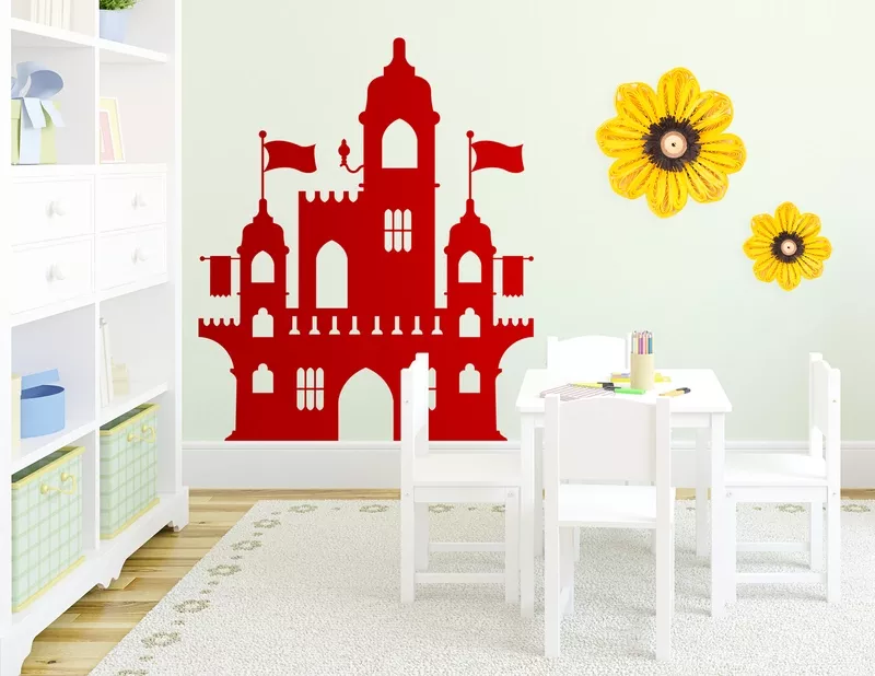 Wandtattoo „Königliches Schloss“ wirkt imposant