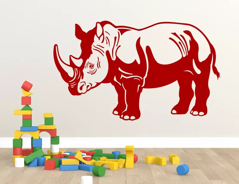 Wandtattoo Nashorn Nils