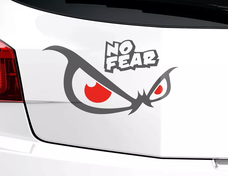 Autoaufkleber No Fear Autoaufkleber No Fear