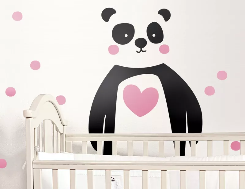 Wandtattoo Panda Love