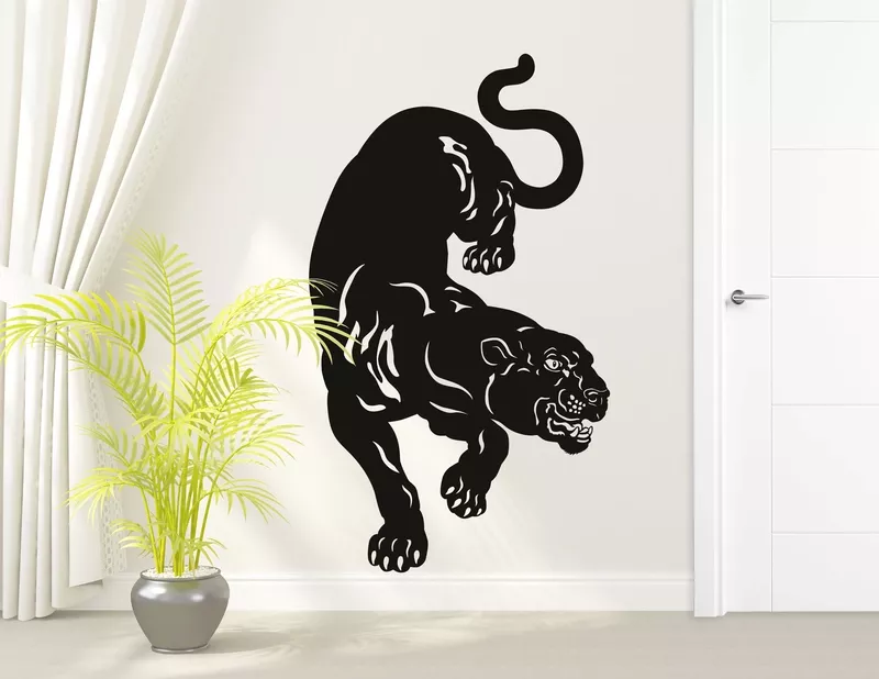 Wandtattoo Panther Pablo