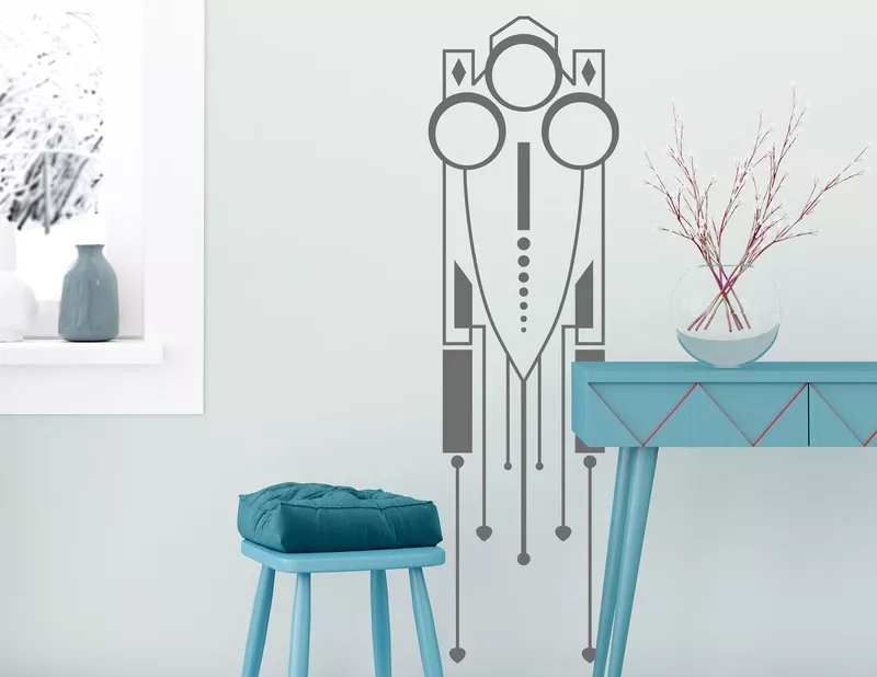 Wandtattoo Art Nouveau - Metropolis