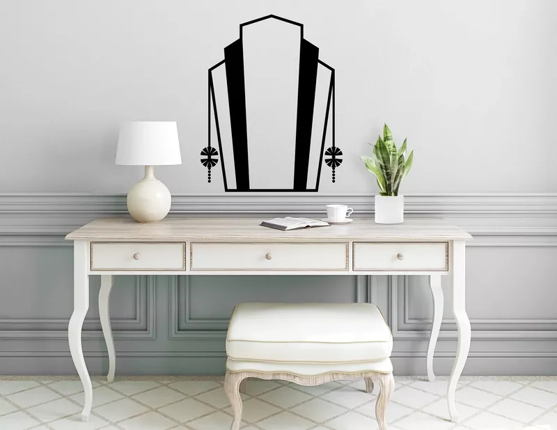 Art Nouveau - Vanité, Wandtattoo mit edlem Jugendstil-Motiv Art Nouveau - Vanité, Wandtattoo mit edlem Jugendstil-Motiv