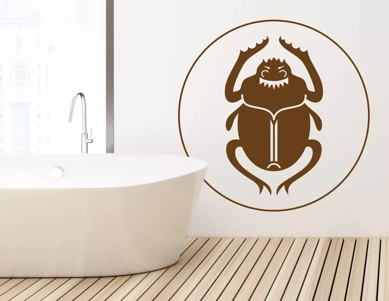 Wandtattoo Scarab