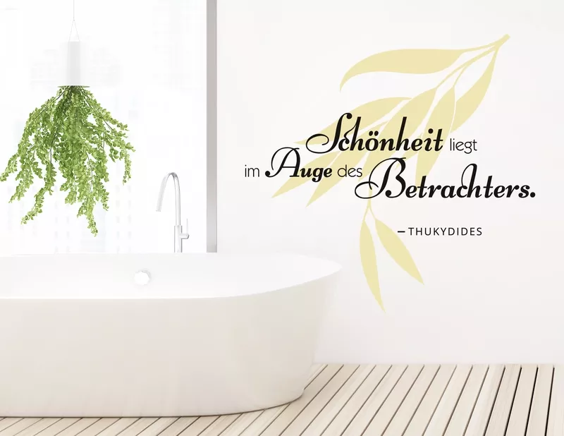 Wandtattoo „Erlesene Schönheit“ so individuell wie Du!