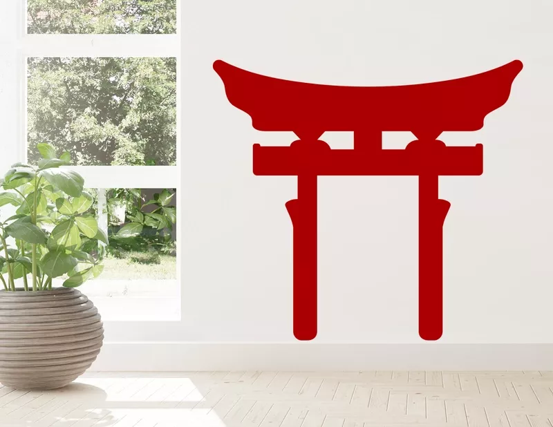 Wandtattoo Shinto Torii