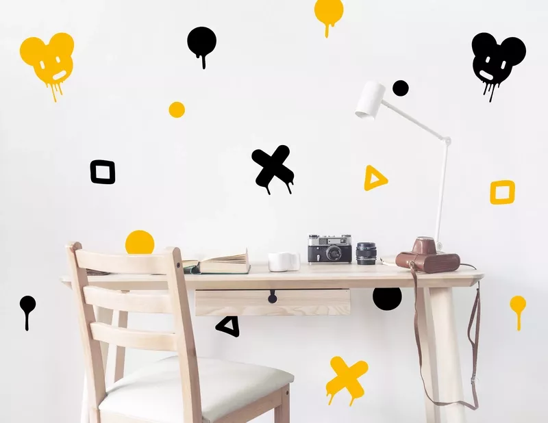 Wandtattoo „Graffiti-Style“ setzt trendy Akzente