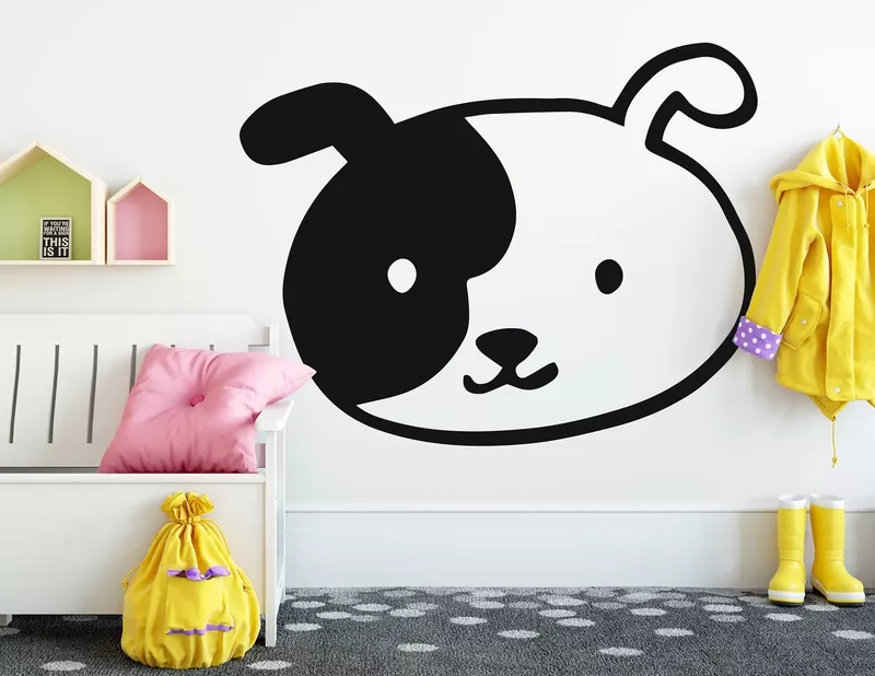 Wandtattoo Hündchen Jules