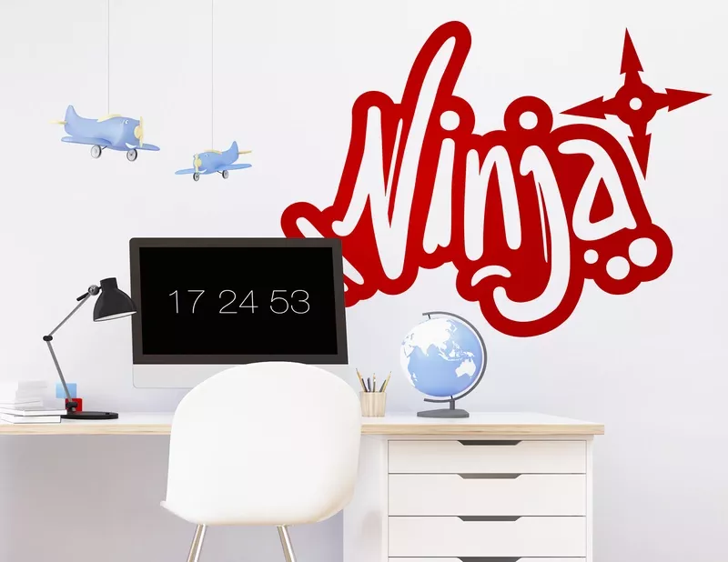 Wandtattoo Ninja