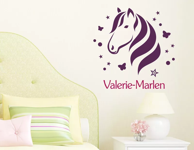 Wandtattoo Pony Zauber