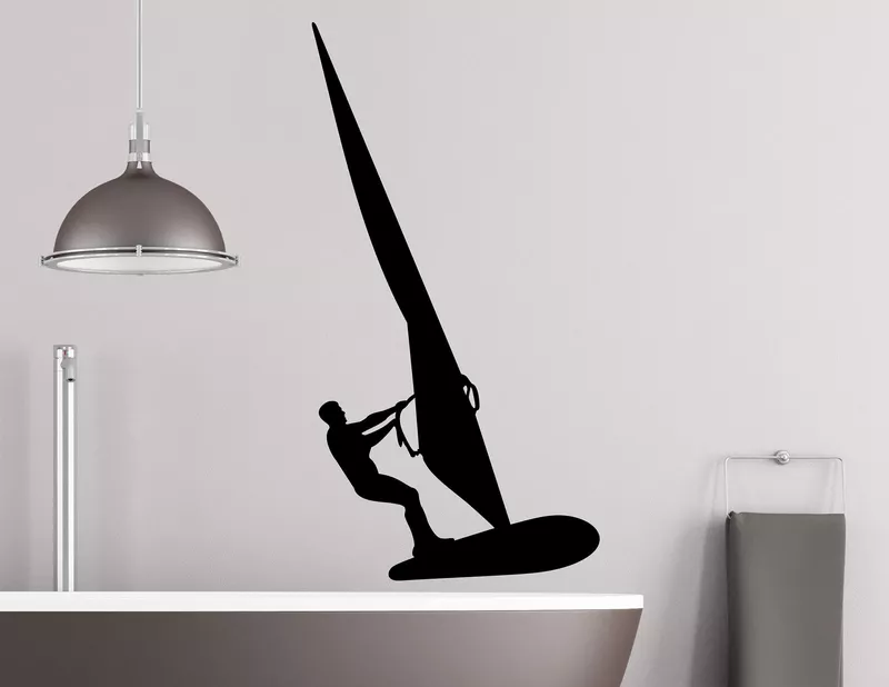 Wandtattoo Wellenreiter