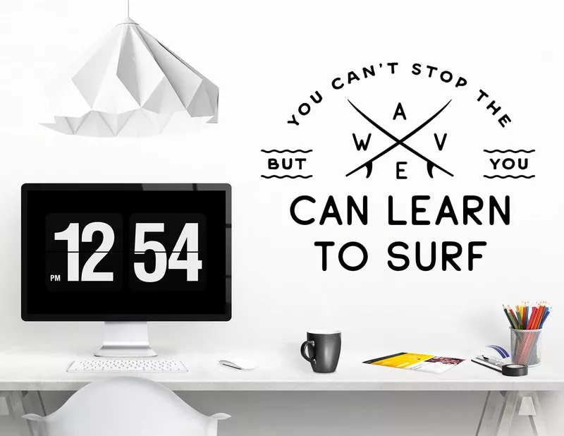 Wandtattoo You can’t stop the Wave