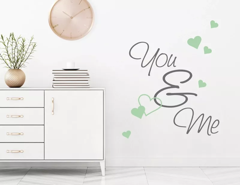 Wandtattoo You & Me