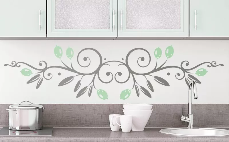 Wandtattoos mit Blumen & Ornamenten