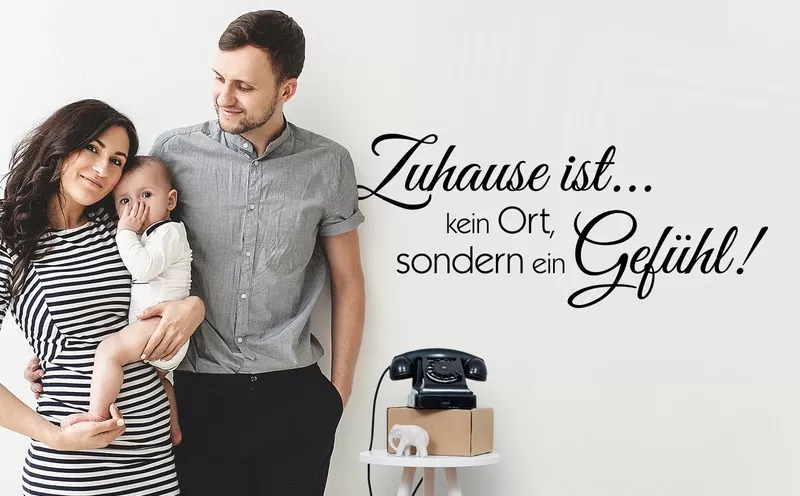 Wandtattoos für Familie & Zuhause