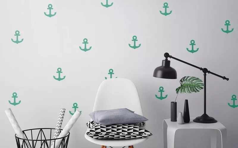 Wandtattoos mit Mustern & Dekoren